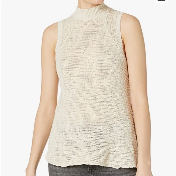 Billabong Cross My Heart Sleeveless Sweater Size Large - Picture 2 of 9